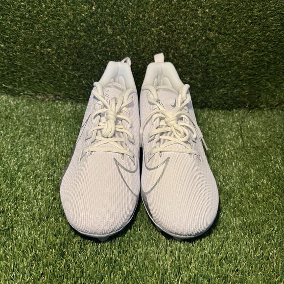 Size 14 - Nike Vapor Edge Speed 360 2 White Metallic Silver - Picture 2 of 7